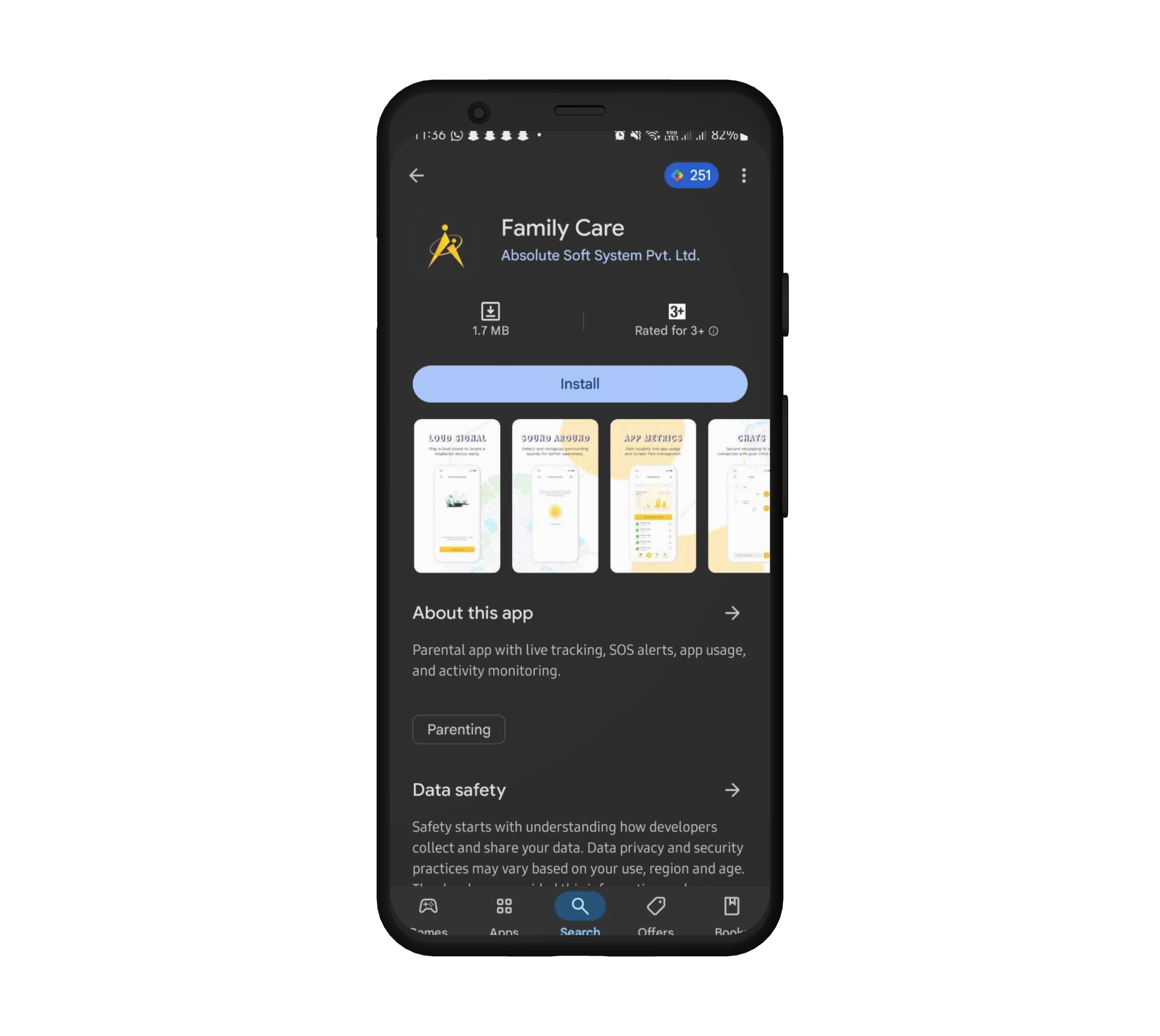 Download Absolute Store and Absolute Family Care From playstore