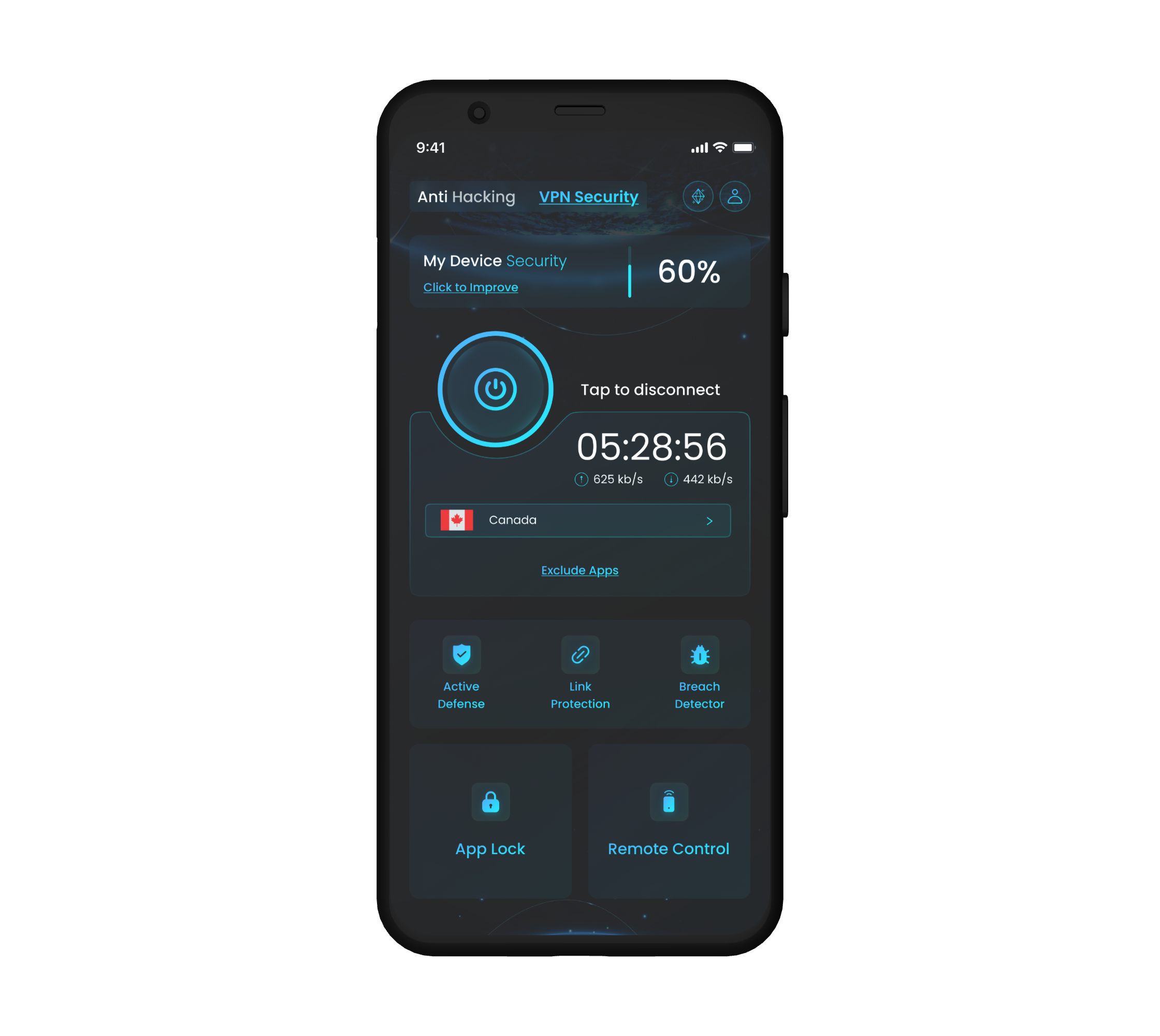 VPN App UI